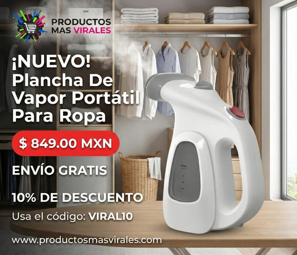 Plancha De Vapor Portátil Para Ropa