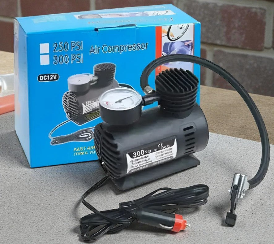 Mini Bomba De Aire Para Inflar 12v Portá