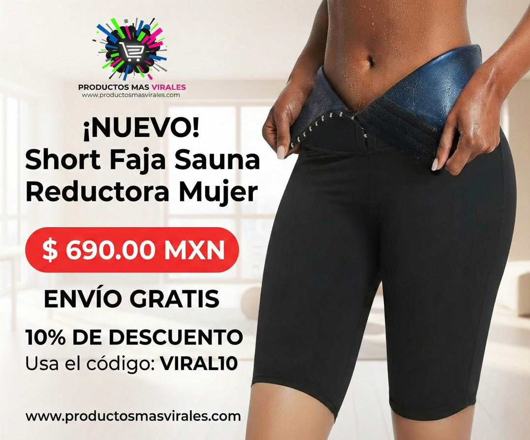 Short Faja Sauna Reductora Mujer