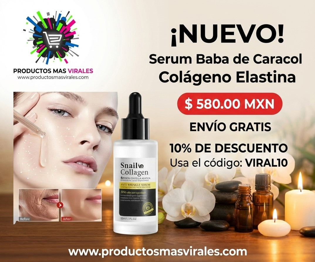 Serum Baba de Caracol colageno elastina